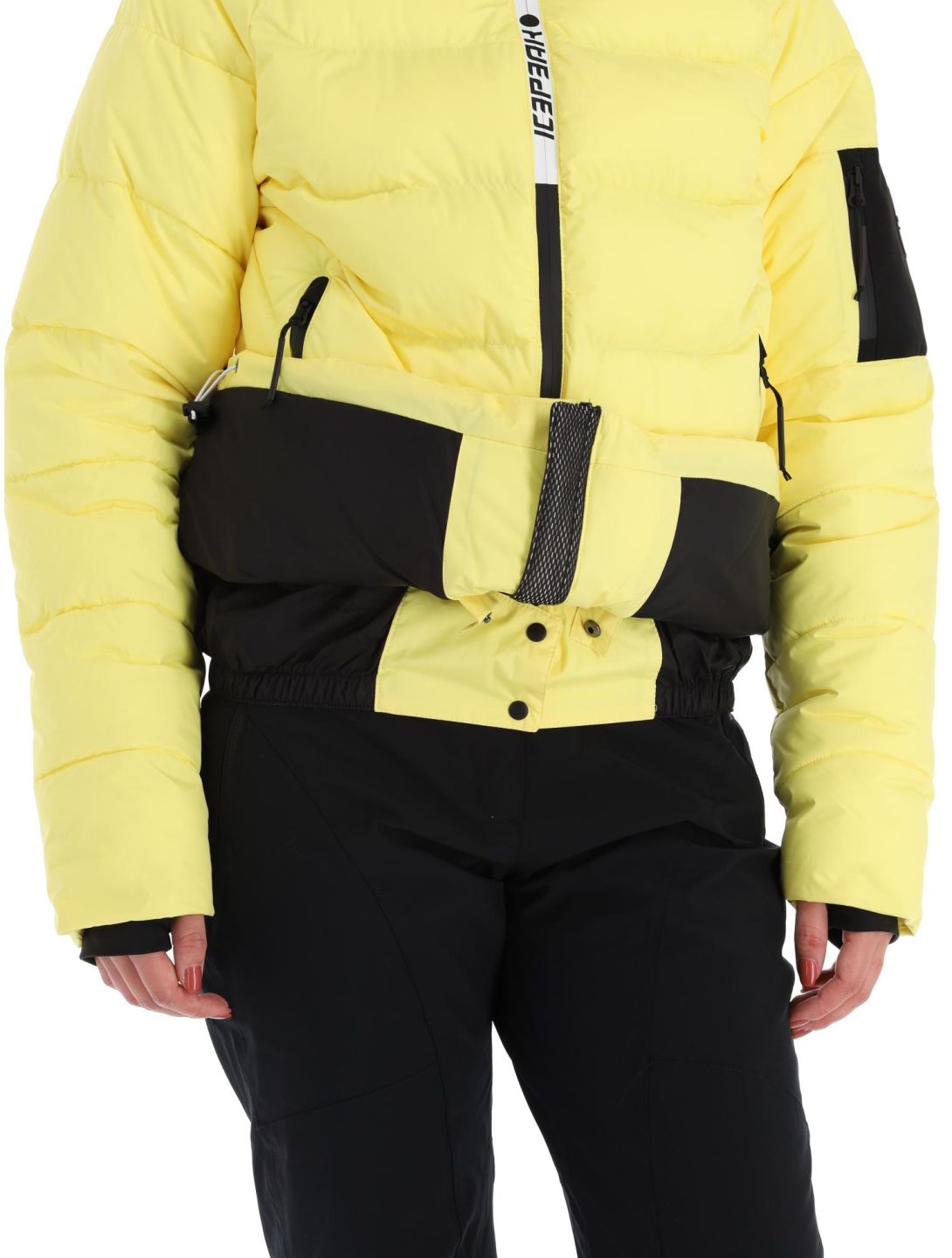 Icepeak, Eastport chaqueta de esquí mujeres Light Yellow amarillo 