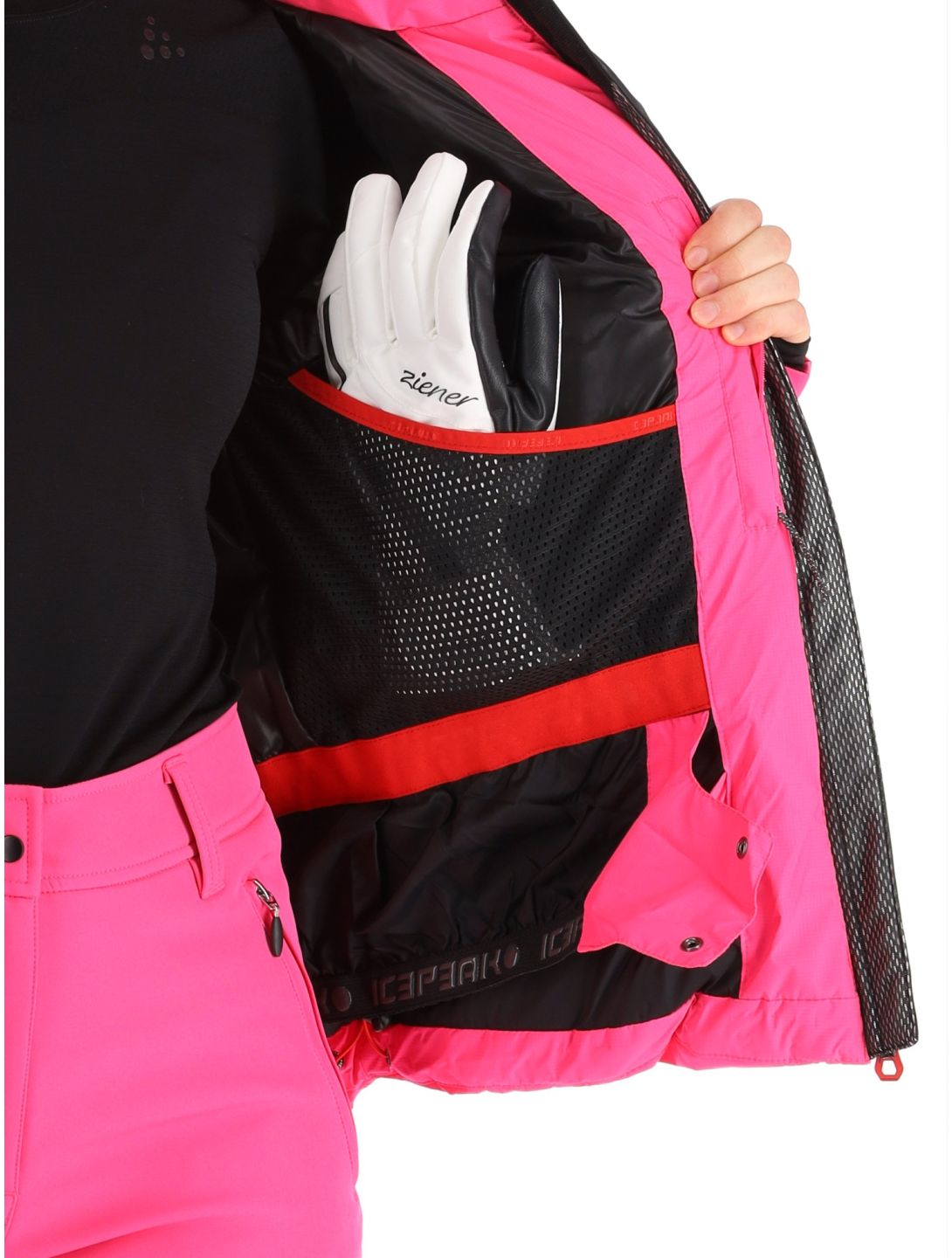 Icepeak, Eastport chaqueta de esquí mujeres Raspberry rojo 