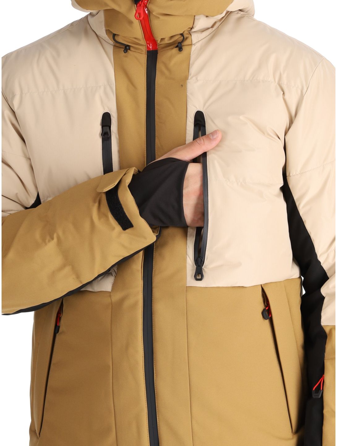 Icepeak, Edgerton chaqueta de esquí hombres Beige beige 