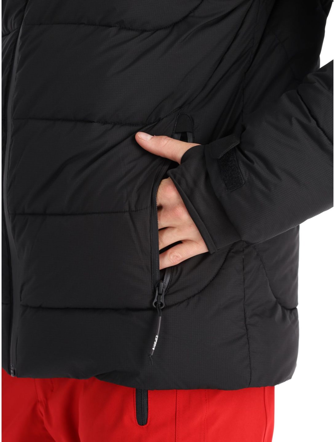 Icepeak, Edgerton chaqueta de esquí hombres Black negro 