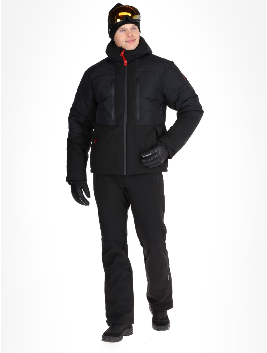 Icepeak, Edgerton chaqueta de esquí hombres Black negro 