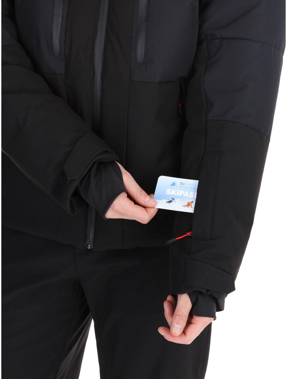 Icepeak, Edgerton chaqueta de esquí hombres Black negro 