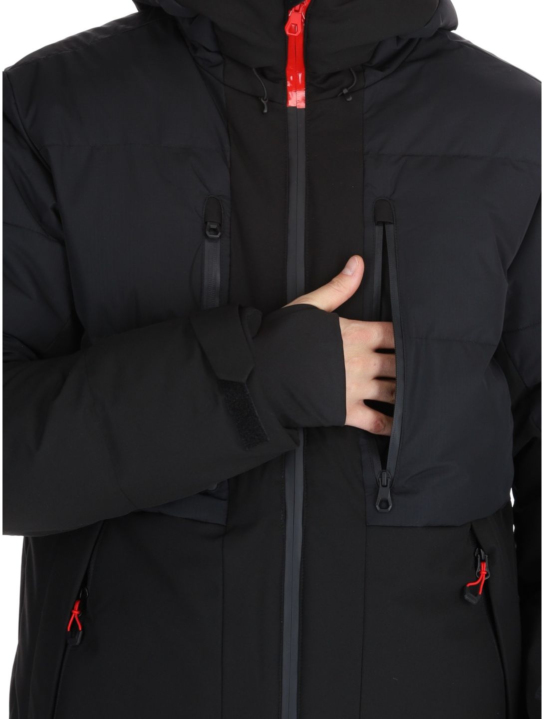 Icepeak, Edgerton chaqueta de esquí hombres Black negro 