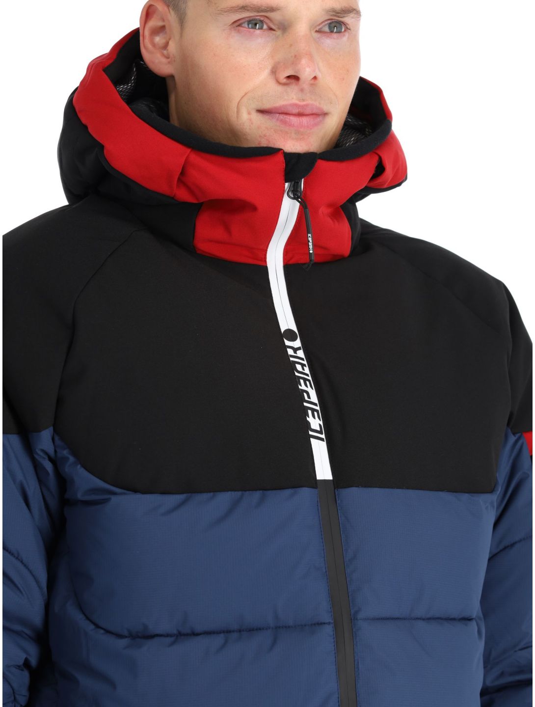 Icepeak, Edgerton chaqueta de esquí hombres Dark Blue azul, negro 