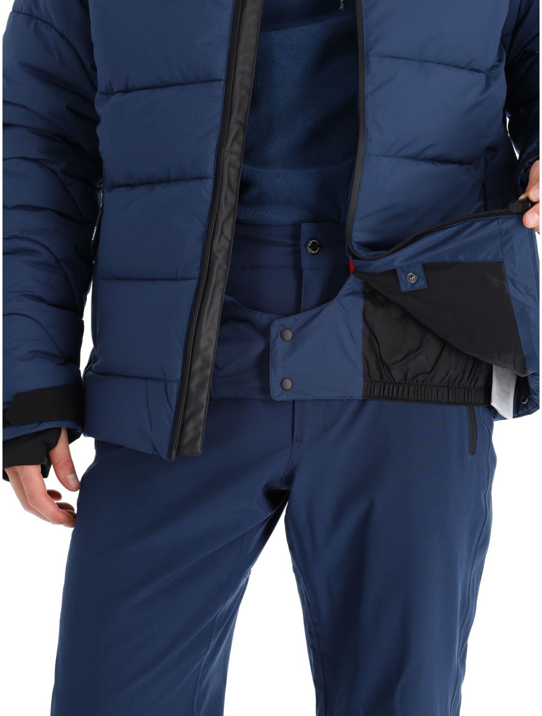 Icepeak, Edgerton chaqueta de esquí hombres Dark Blue azul, negro 