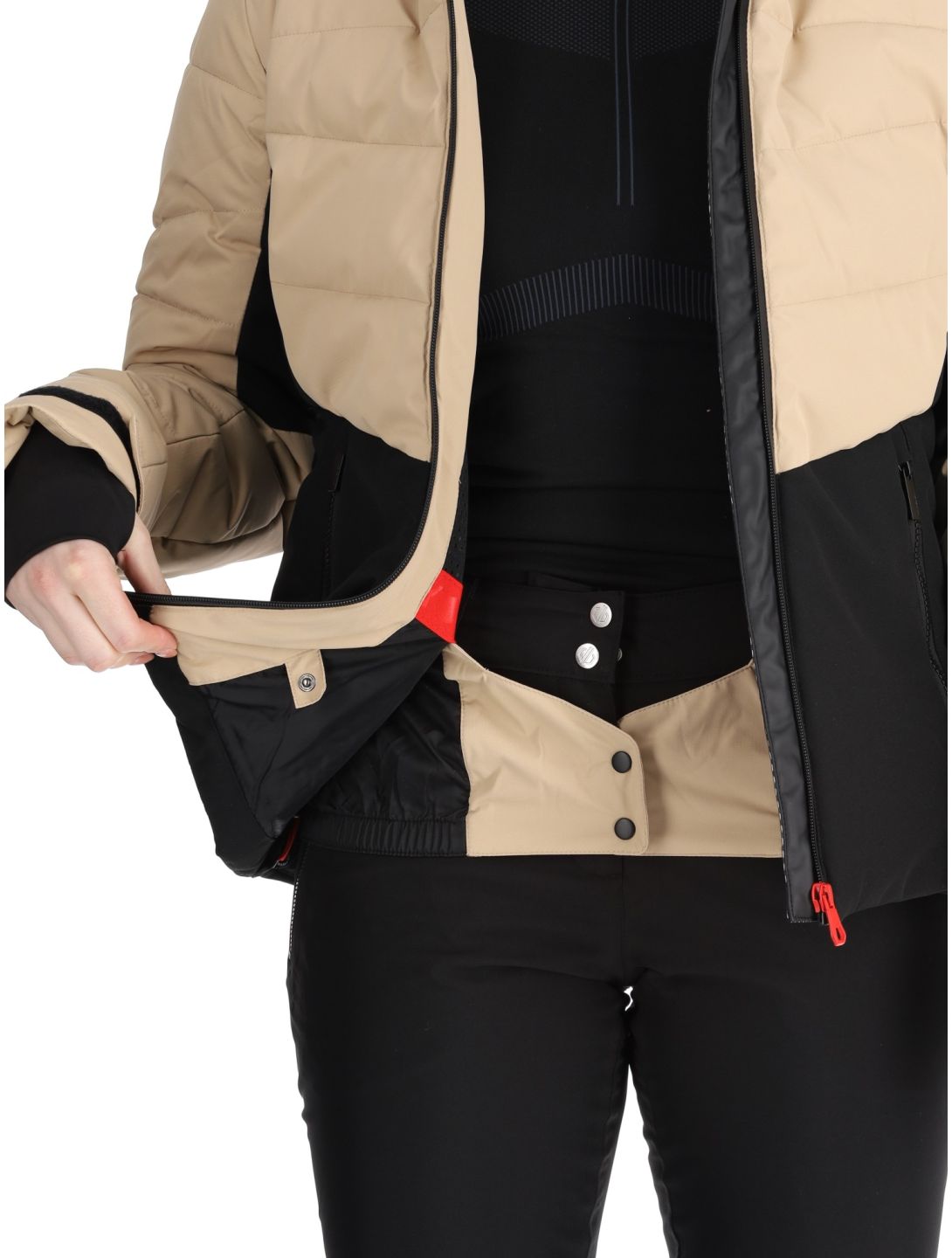 Icepeak, Electra chaqueta de esquí mujeres Beige beige 