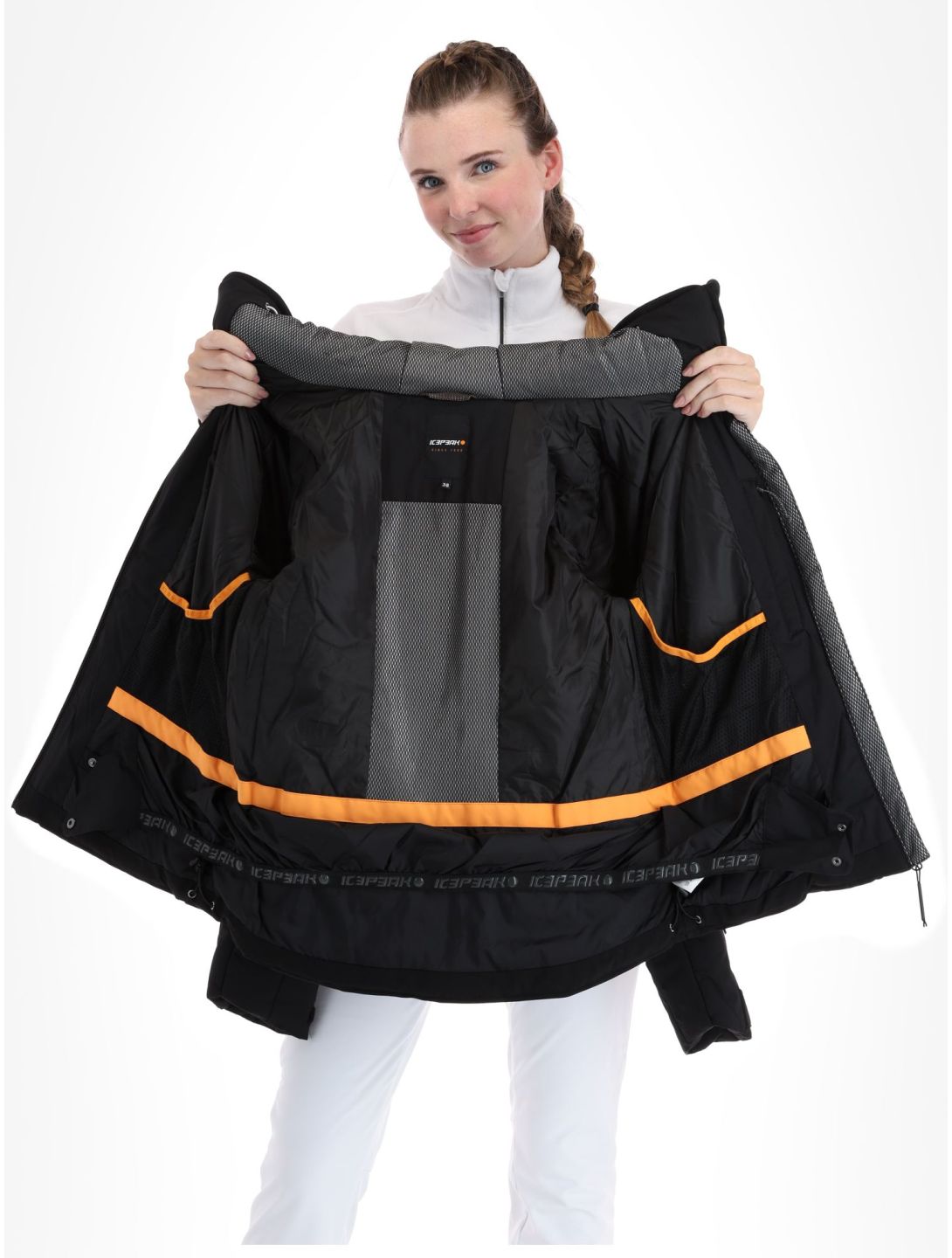 Icepeak, Electra chaqueta de esquí mujeres Black negro 