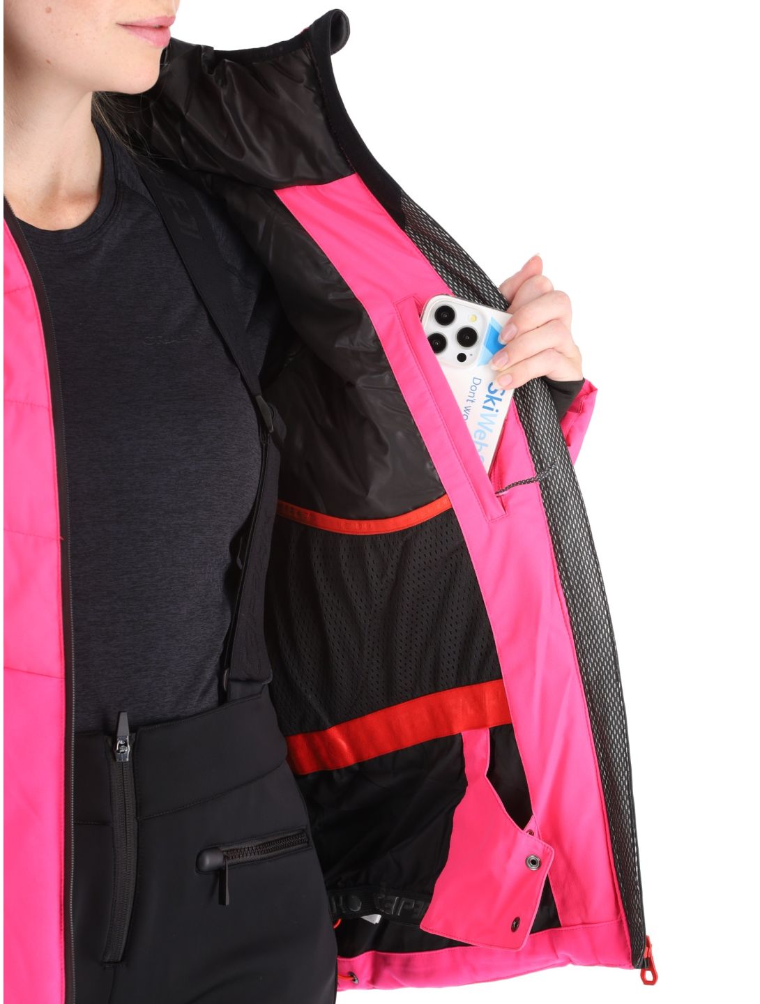 Icepeak, Electra chaqueta de esquí mujeres Raspberry rojo 