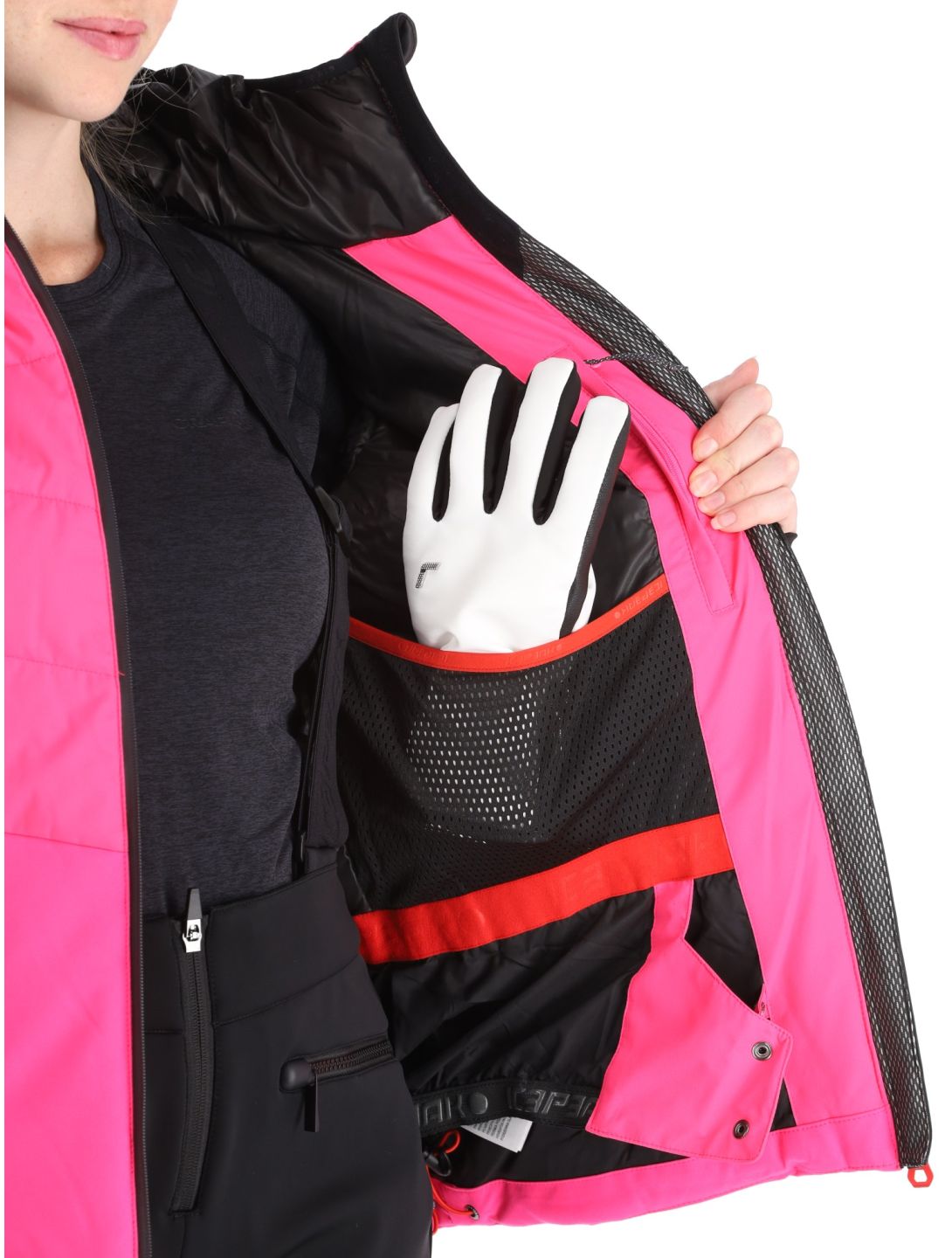 Icepeak, Electra chaqueta de esquí mujeres Raspberry rojo 