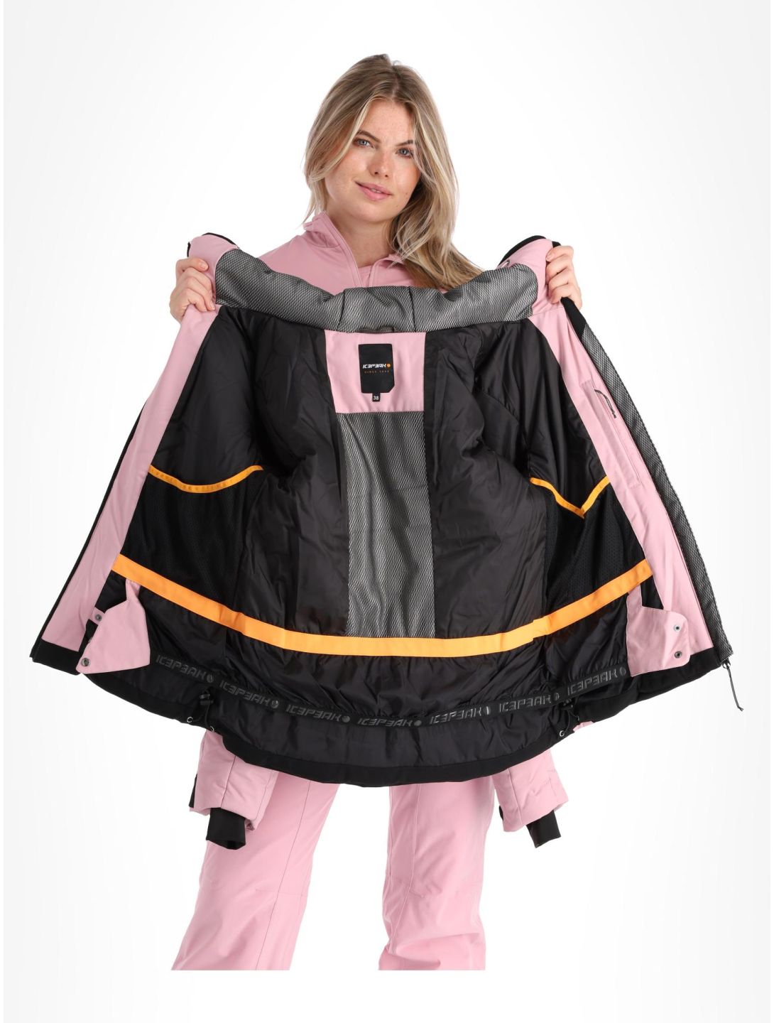 Icepeak, Electra chaqueta de esquí mujeres Lavender negro, rosa 