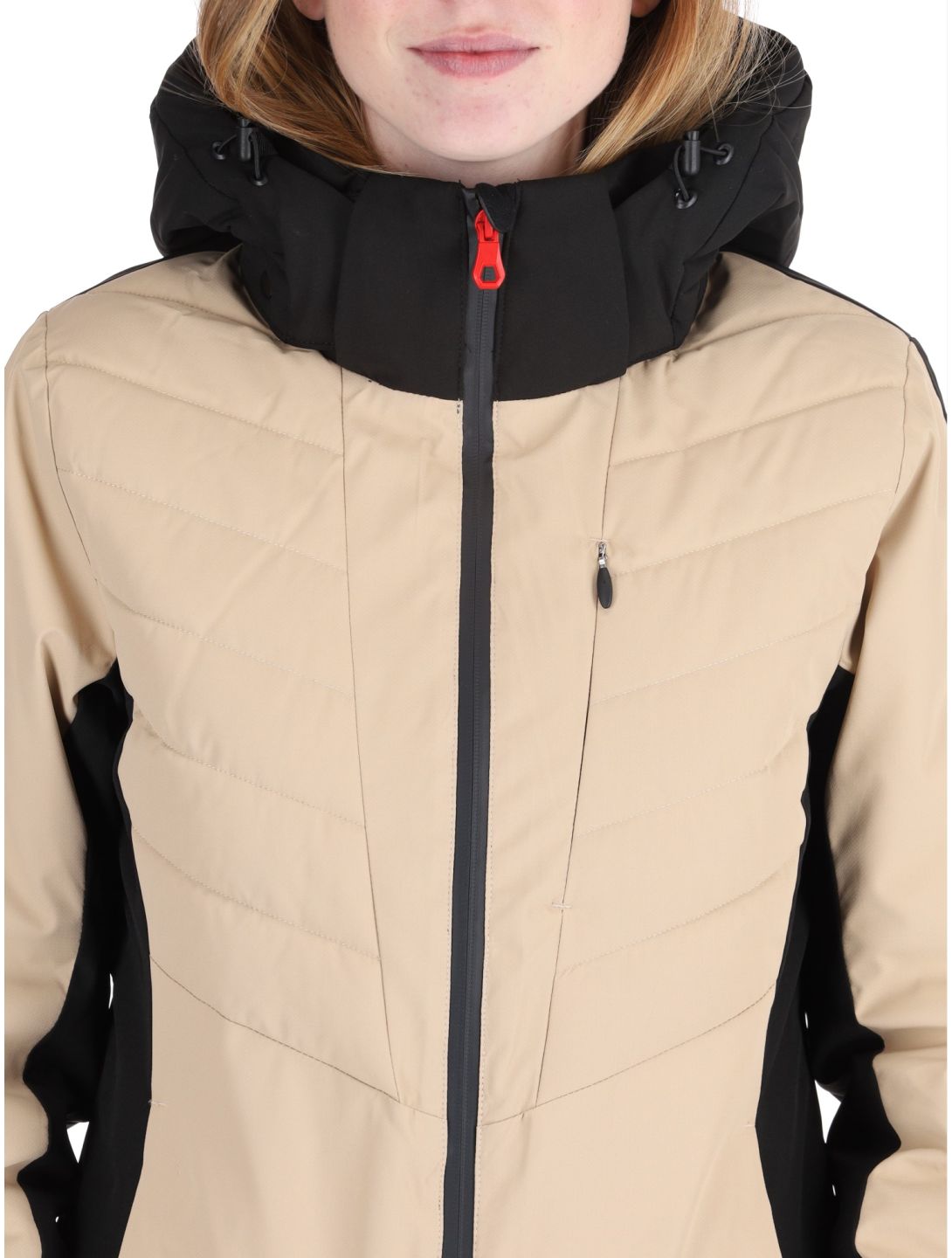 Icepeak, Eleele chaqueta de esquí mujeres Beige beige 