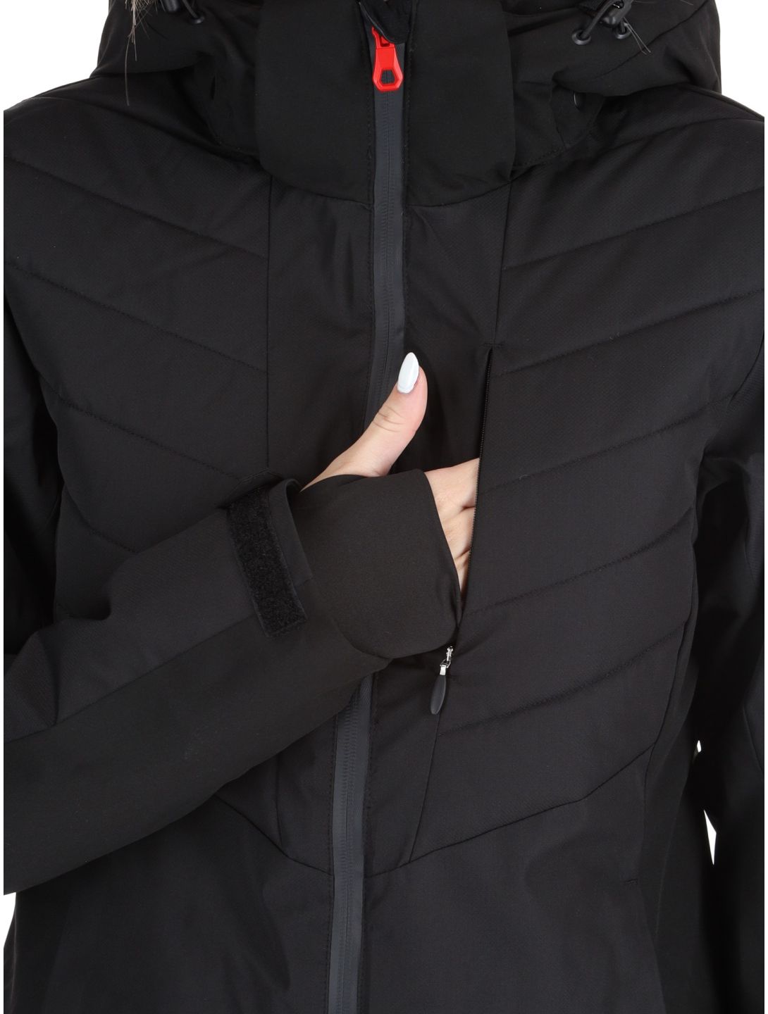 Icepeak, Eleele chaqueta de esquí mujeres Black negro 