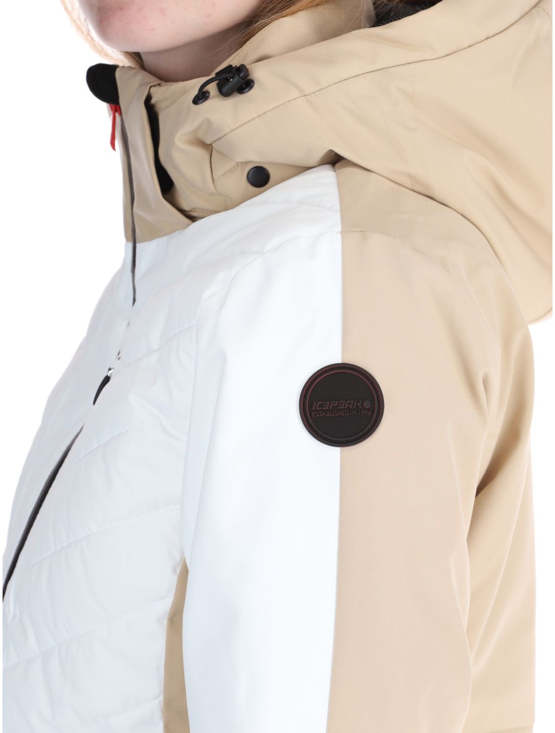 Icepeak, Eleele chaqueta de esquí mujeres Optic White blanco 