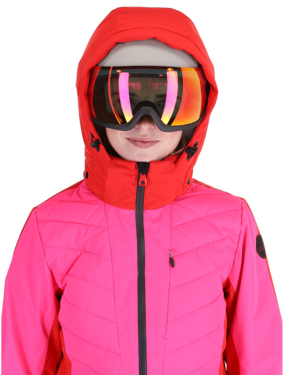 Icepeak, Eleele chaqueta de esquí mujeres Raspberry rojo 