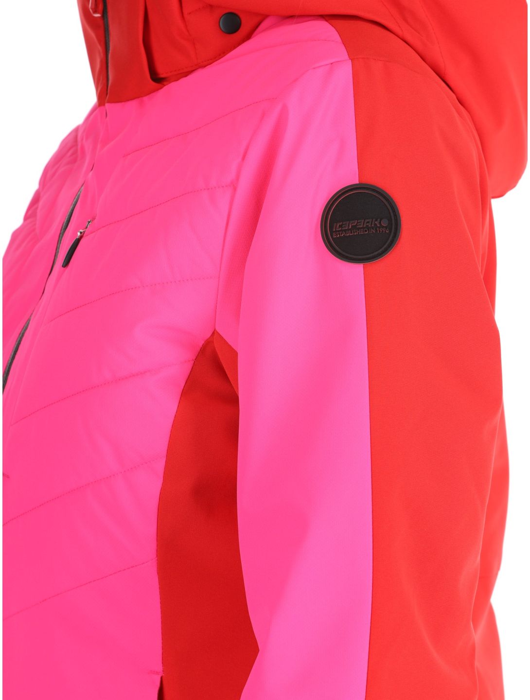 Icepeak, Eleele chaqueta de esquí mujeres Raspberry rojo 