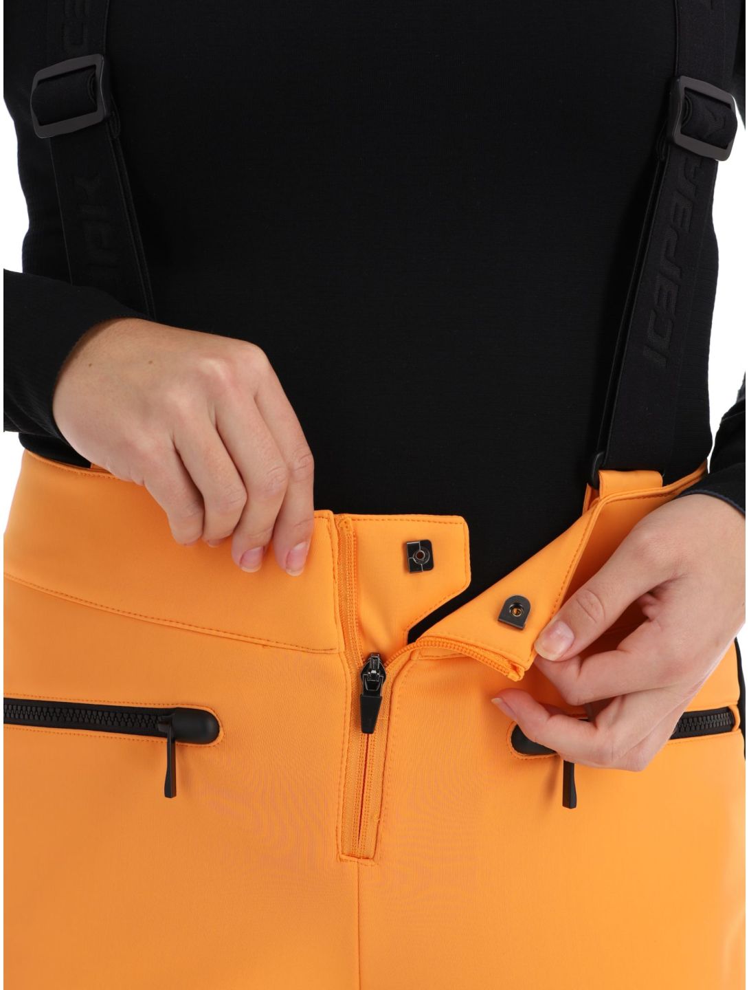 Icepeak, Ellsworth pantalones de esquí softshell mujeres Abricot naranja 