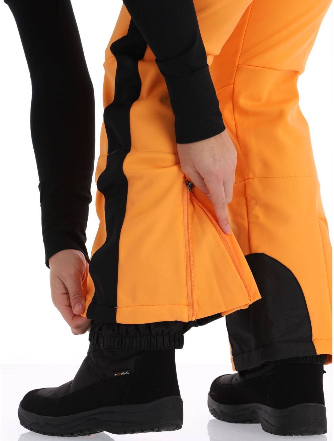 Icepeak, Ellsworth pantalones de esquí softshell mujeres Abricot naranja 