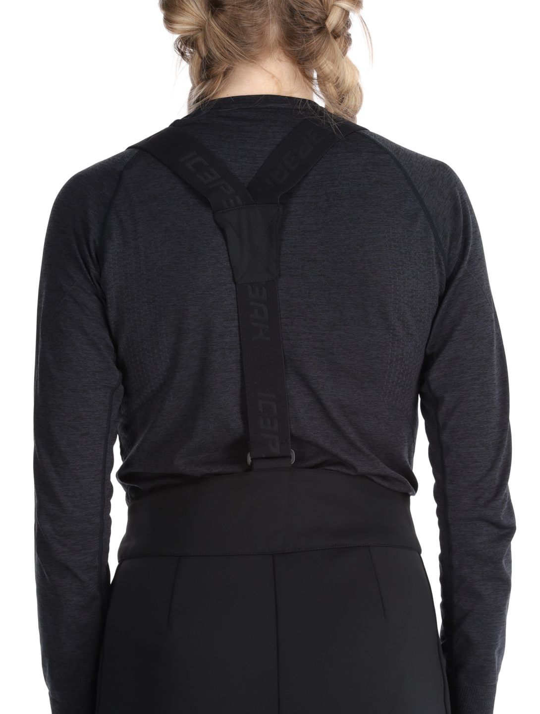 Icepeak, Ellsworth pantalones de esquí softshell mujeres Black negro 