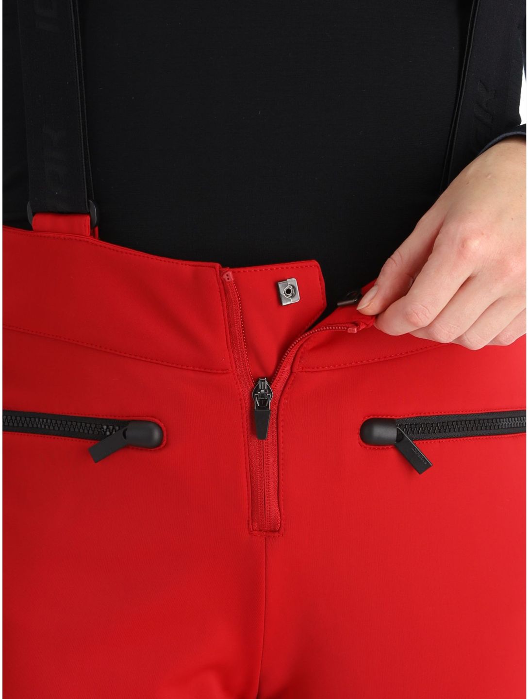 Icepeak, Ellsworth pantalones de esquí softshell mujeres Burgundy borgoña 