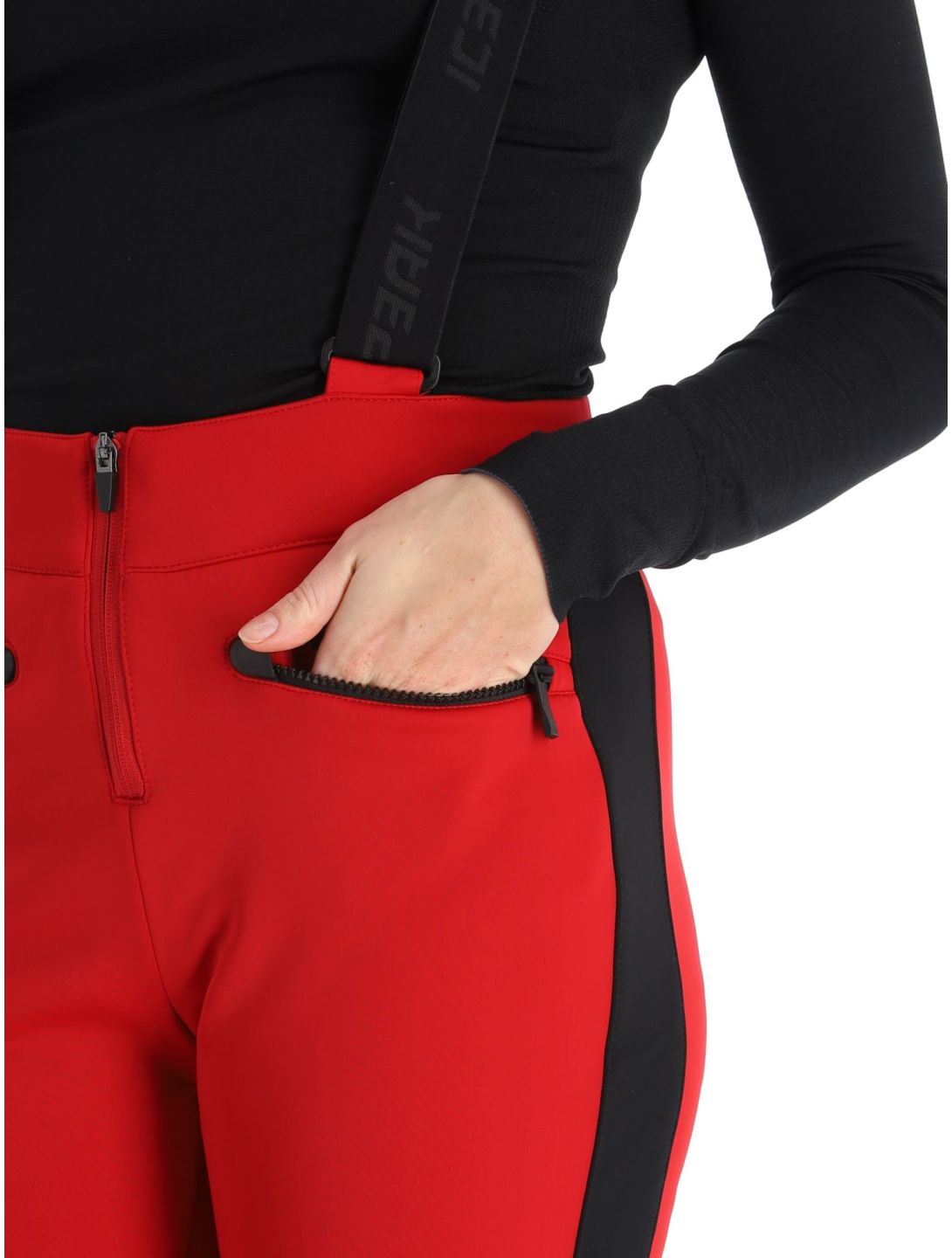 Icepeak, Ellsworth pantalones de esquí softshell mujeres Burgundy borgoña 