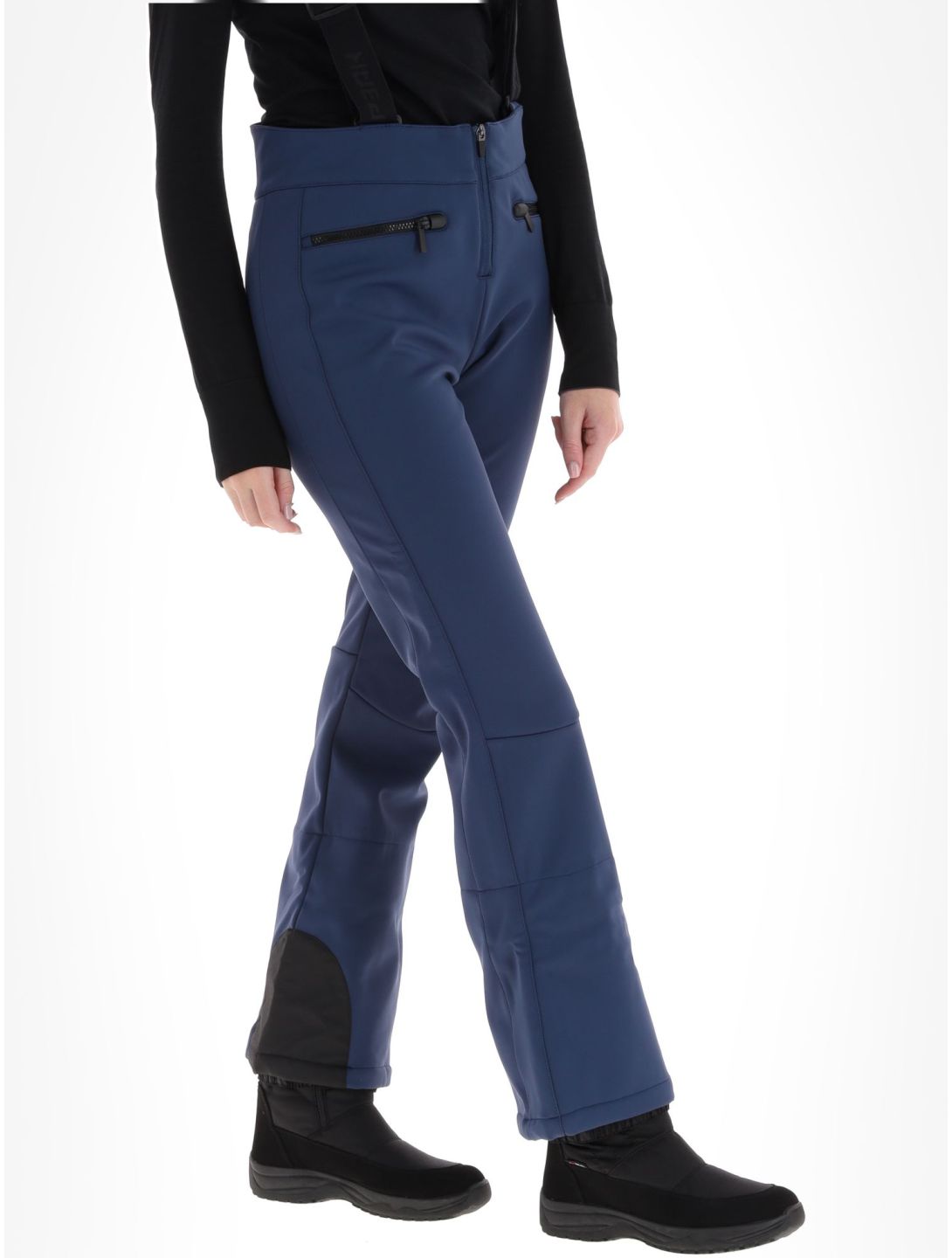 Icepeak, Ellsworth pantalones de esquí softshell mujeres Dark Blue azul 