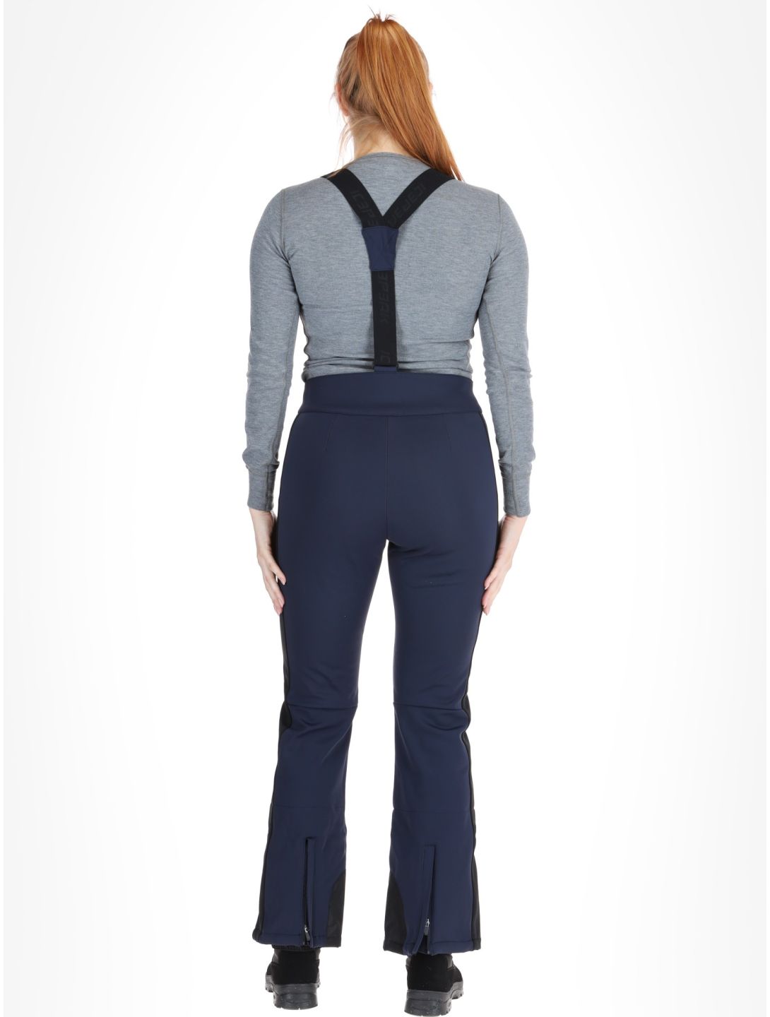 Icepeak, Ellsworth pantalones de esquí softshell mujeres Dark Blue azul 