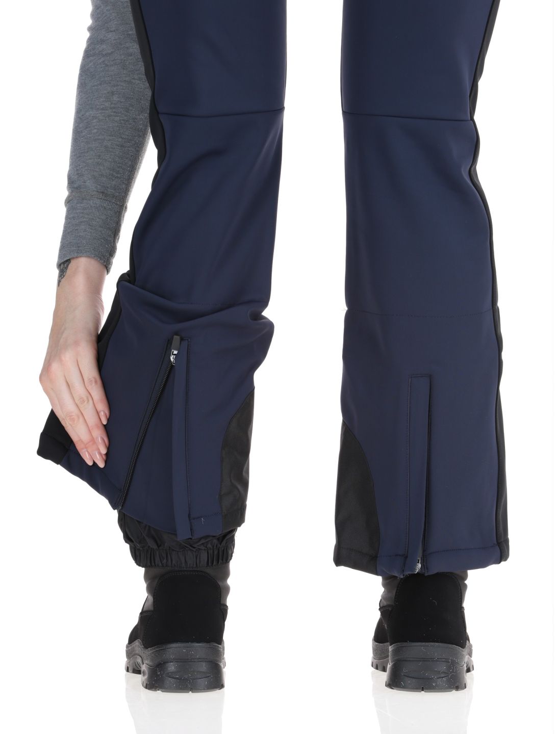 Icepeak, Ellsworth pantalones de esquí softshell mujeres Dark Blue azul 