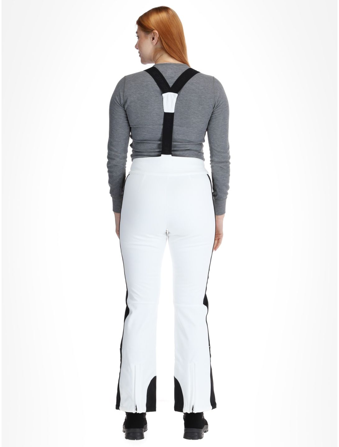 Icepeak, Ellsworth pantalones de esquí softshell mujeres Optic White blanco 