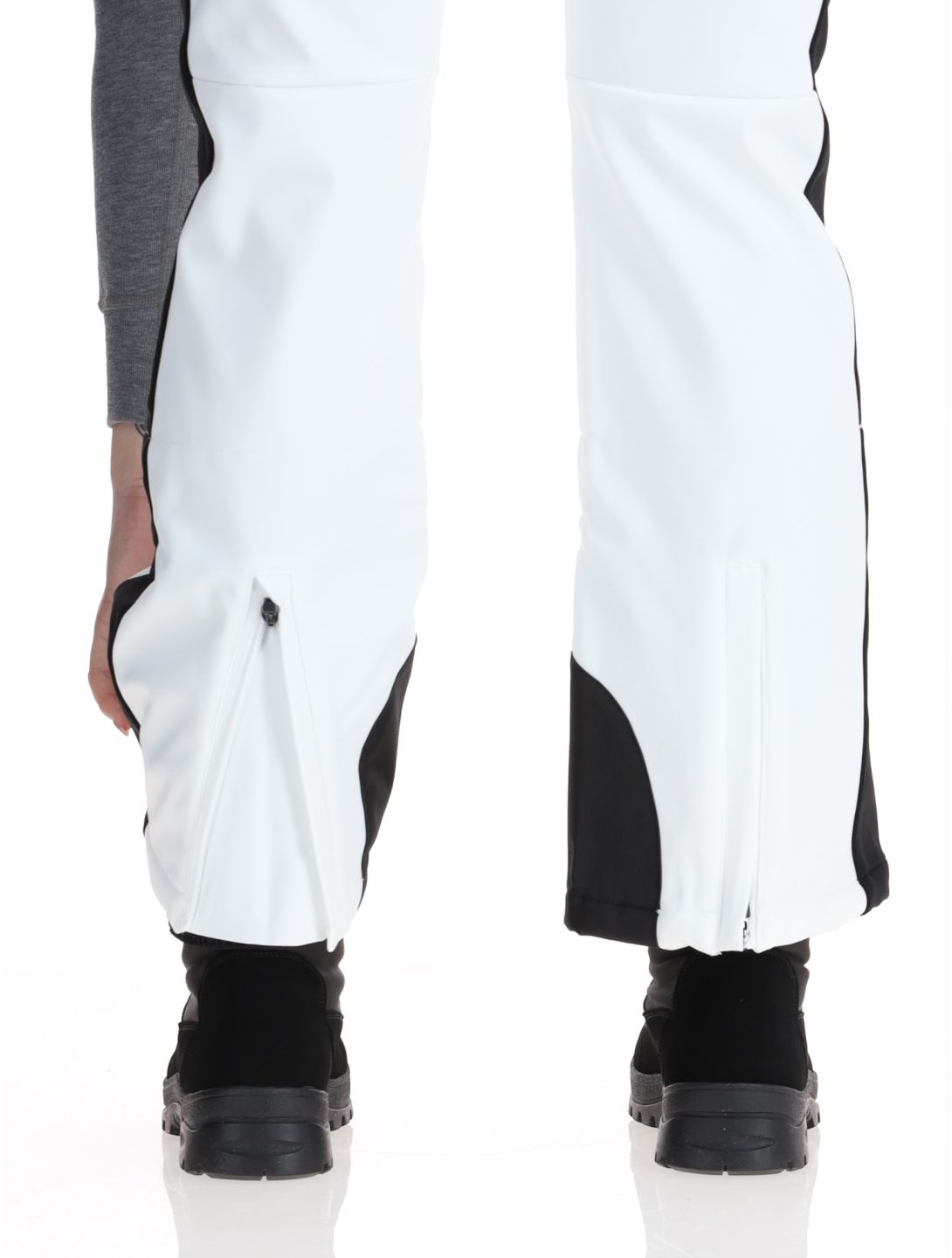 Icepeak, Ellsworth pantalones de esquí softshell mujeres Optic White blanco 