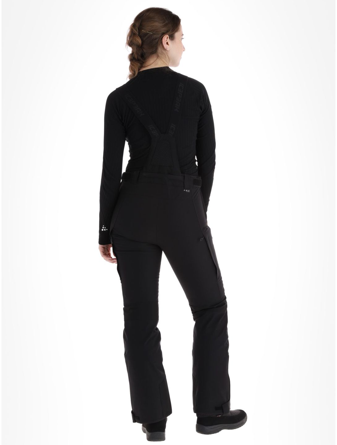 Icepeak, Elmshorn pantalones de esquí mujeres Black negro 