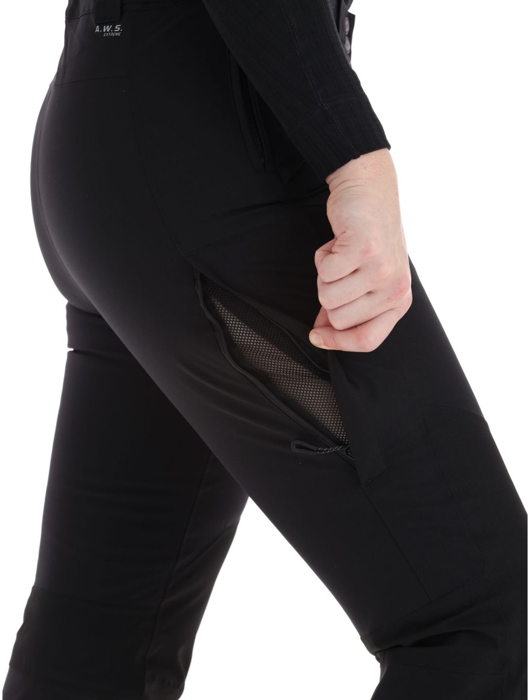 Icepeak, Elmshorn pantalones de esquí mujeres Black negro 