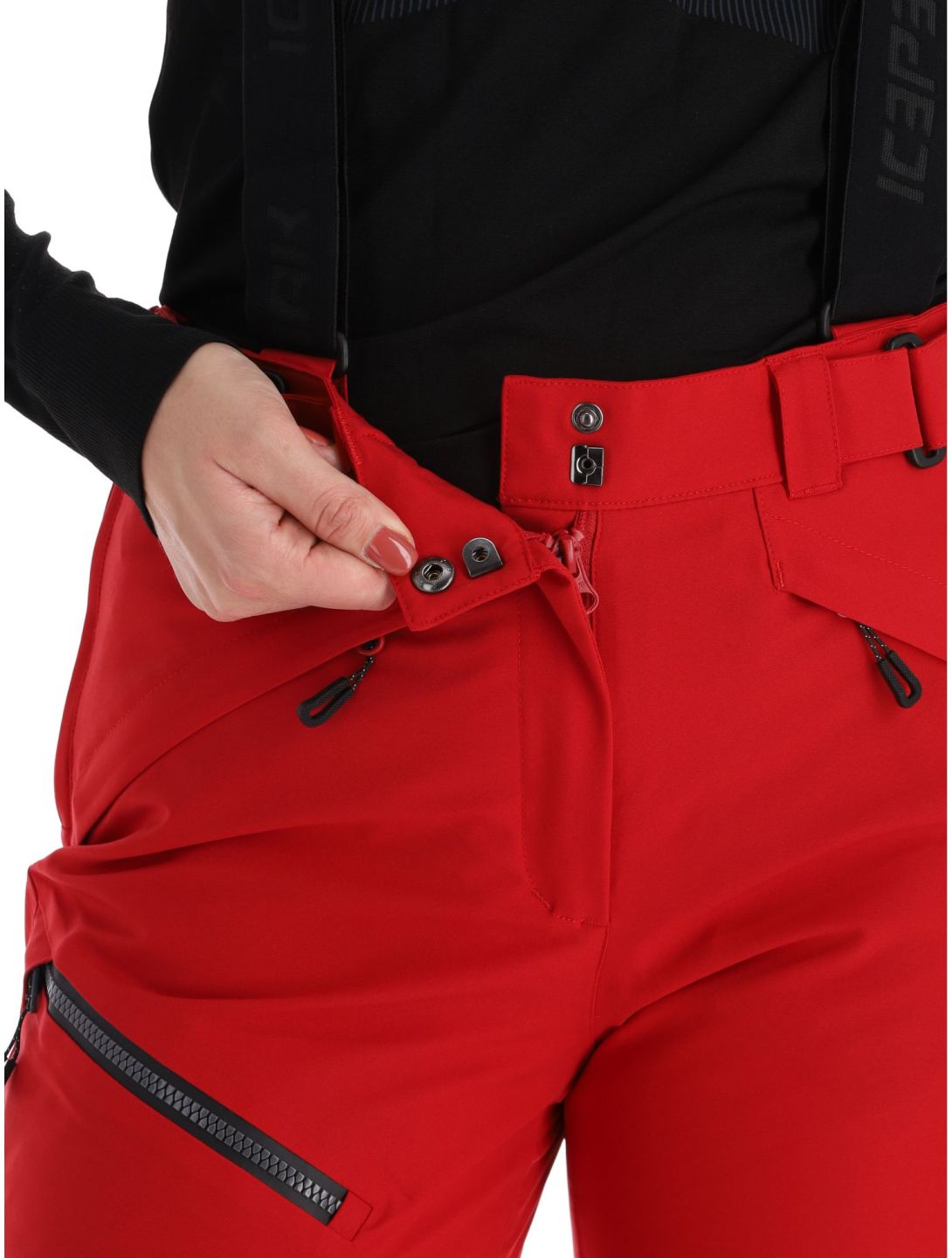 Icepeak, Elmshorn pantalones de esquí mujeres Burgundy borgoña 