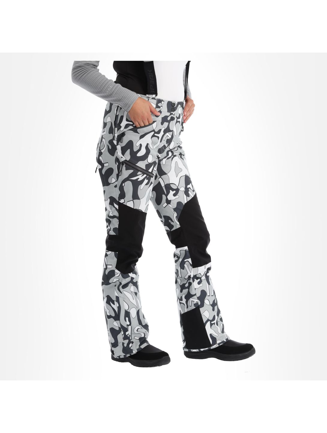 Icepeak, Elmshorn pantalones de esquí mujeres granite gris 