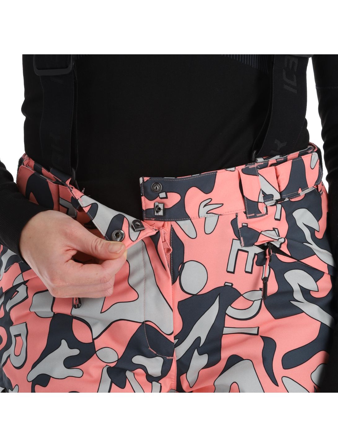 Icepeak, Elmshorn pantalones de esquí mujeres rosa 