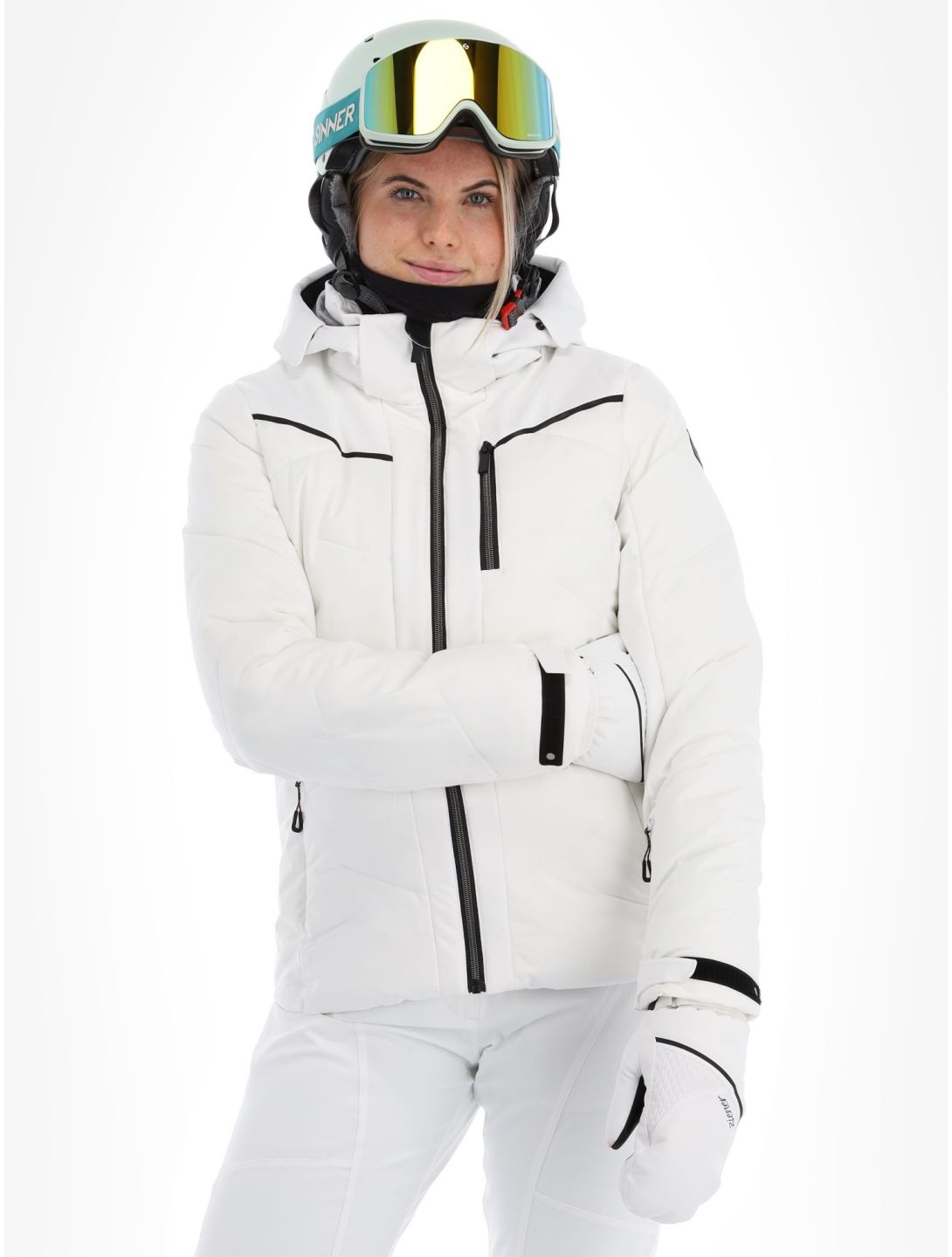 Icepeak, Elsa chaqueta de esquí mujeres Optic White blanco 