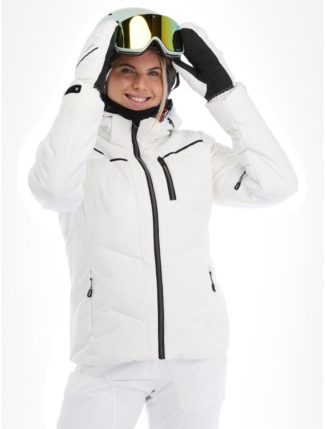 Icepeak, Elsa chaqueta de esquí mujeres Optic White blanco 