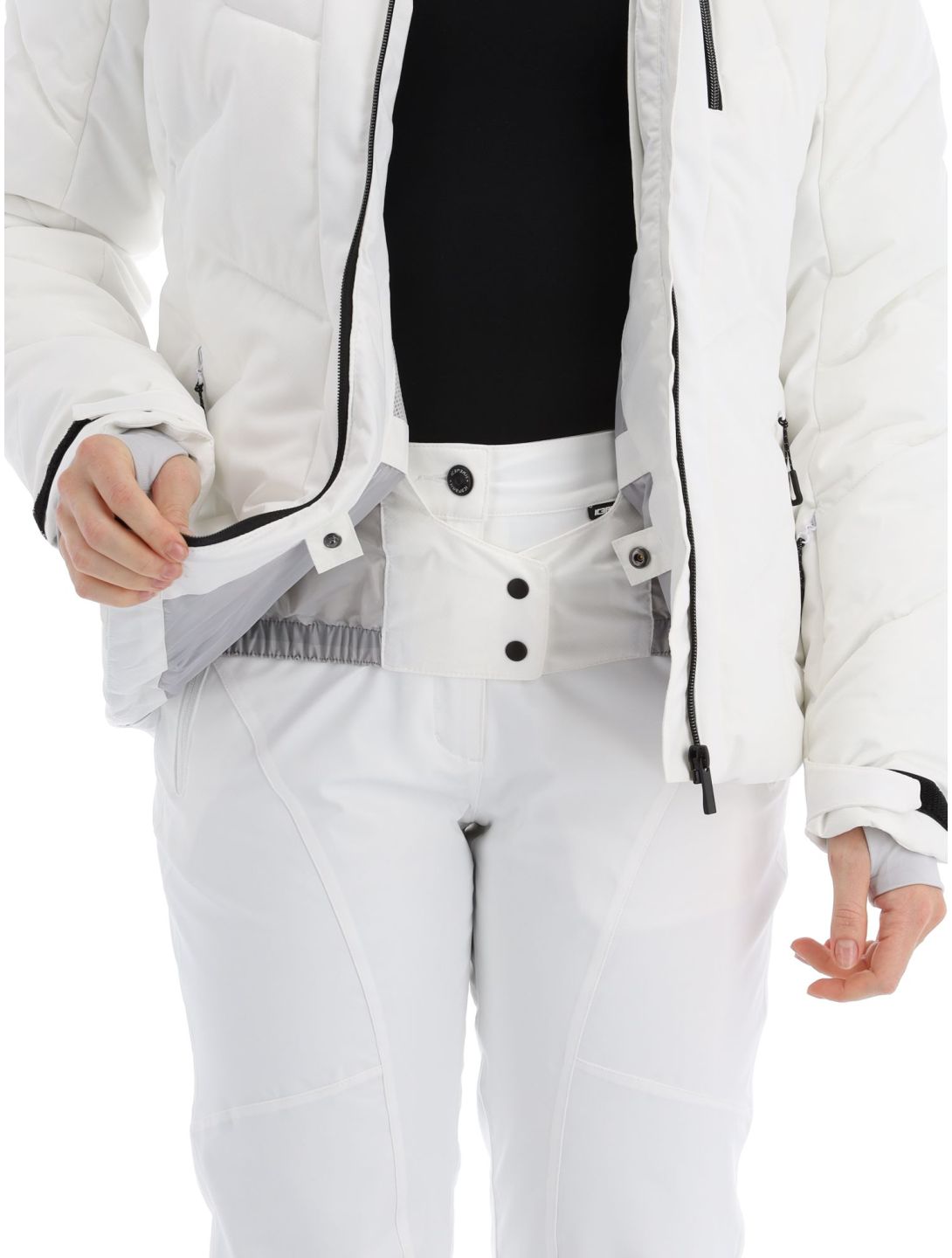 Icepeak, Elsa chaqueta de esquí mujeres Optic White blanco 