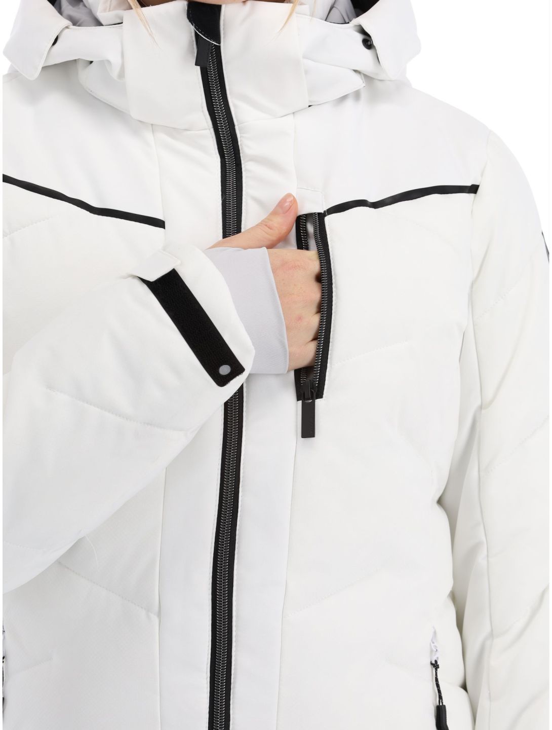 Icepeak, Elsa chaqueta de esquí mujeres Optic White blanco 