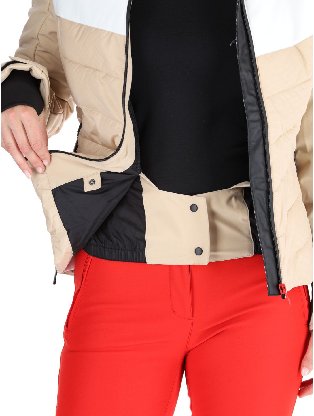 Icepeak, Elsah chaqueta de esquí mujeres Beige beige 