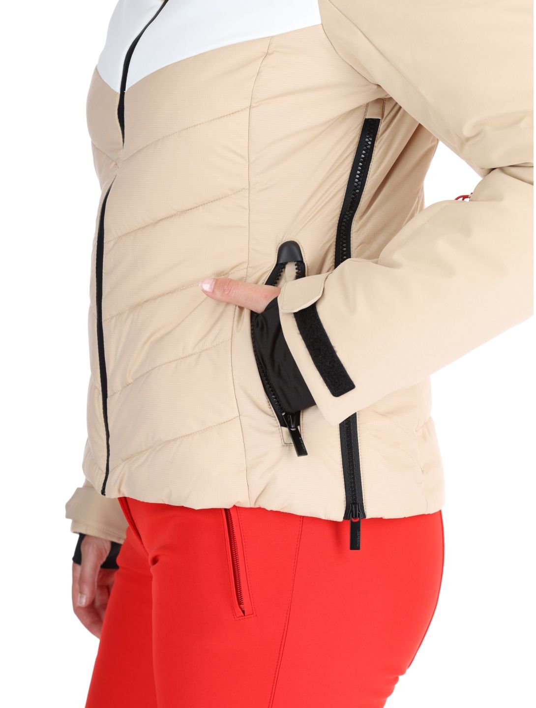 Icepeak, Elsah chaqueta de esquí mujeres Beige beige 