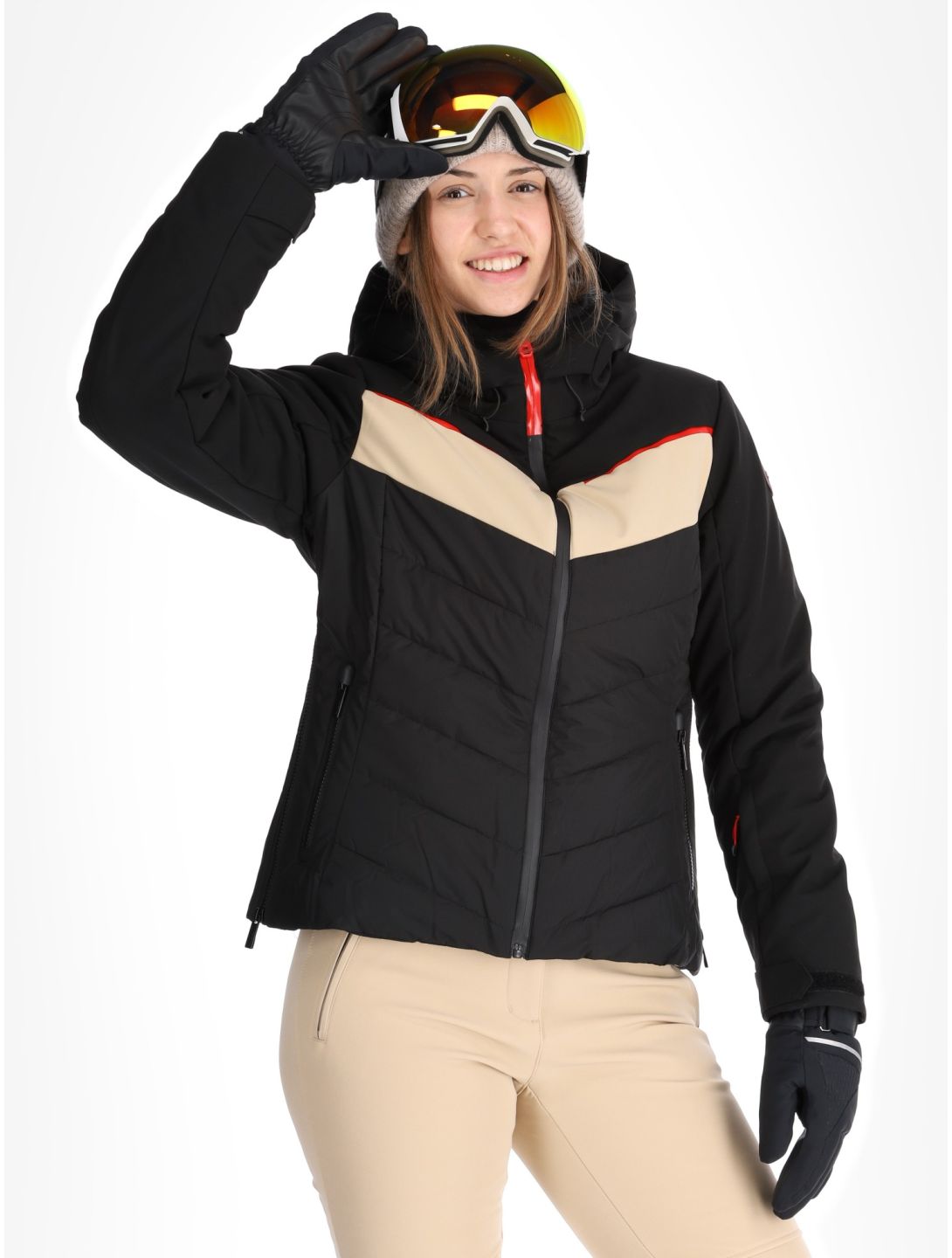 Icepeak, Elsah chaqueta de esquí mujeres Black negro 