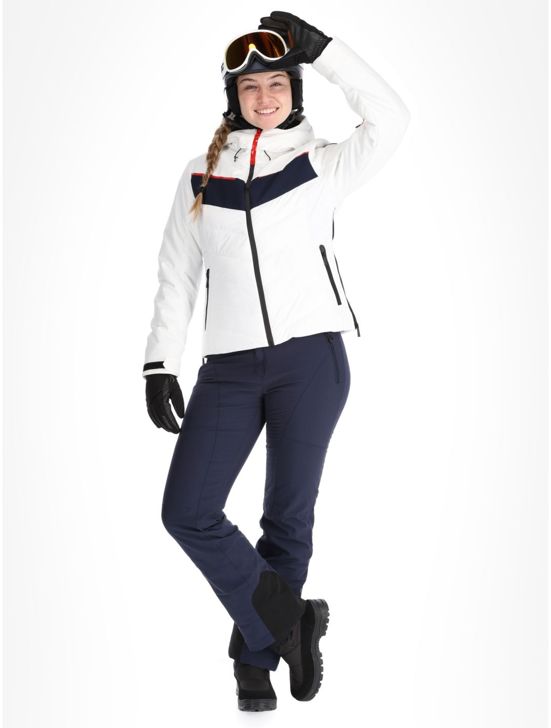 Icepeak, Elsah chaqueta de esquí mujeres Optic White blanco 