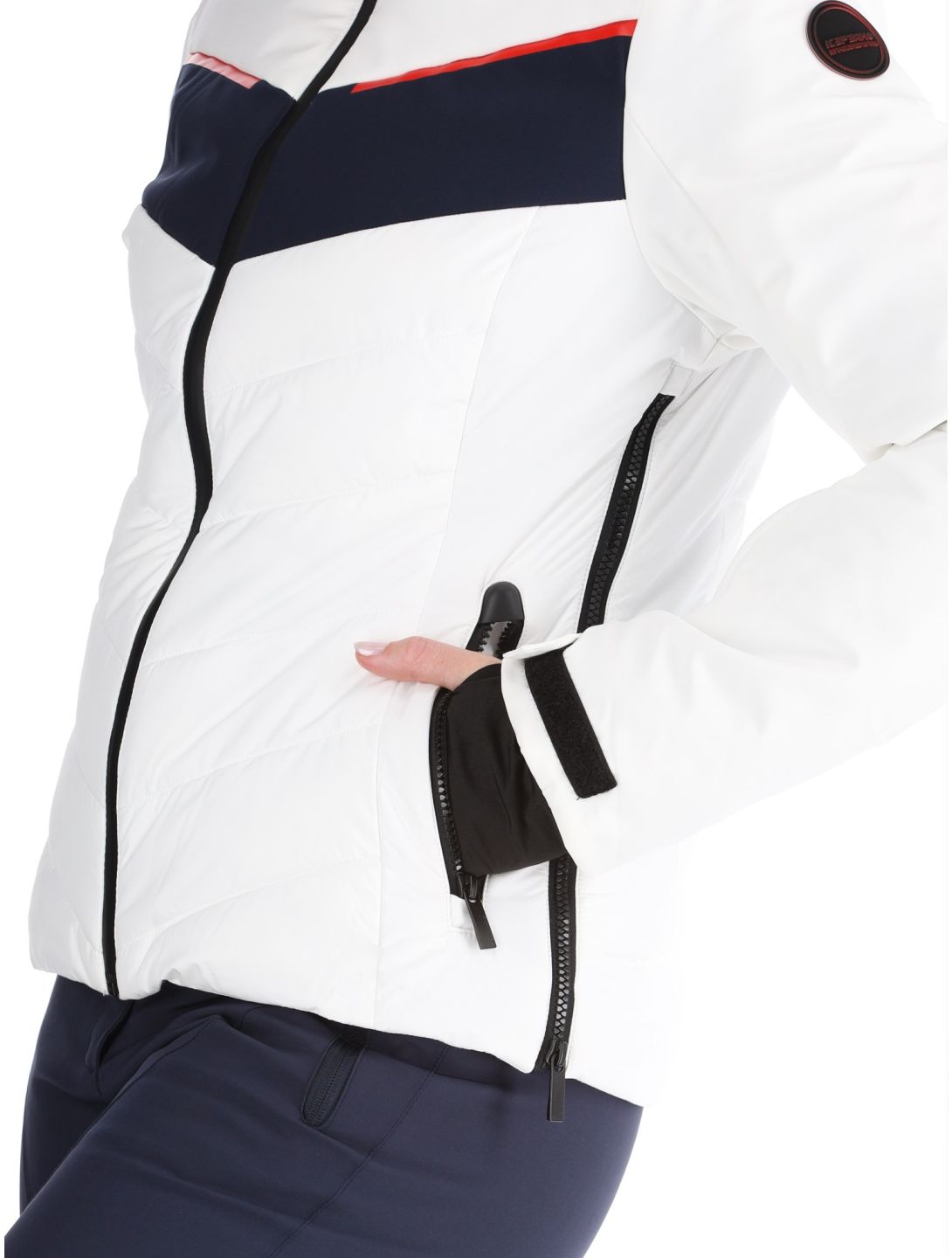 Icepeak, Elsah chaqueta de esquí mujeres Optic White blanco 