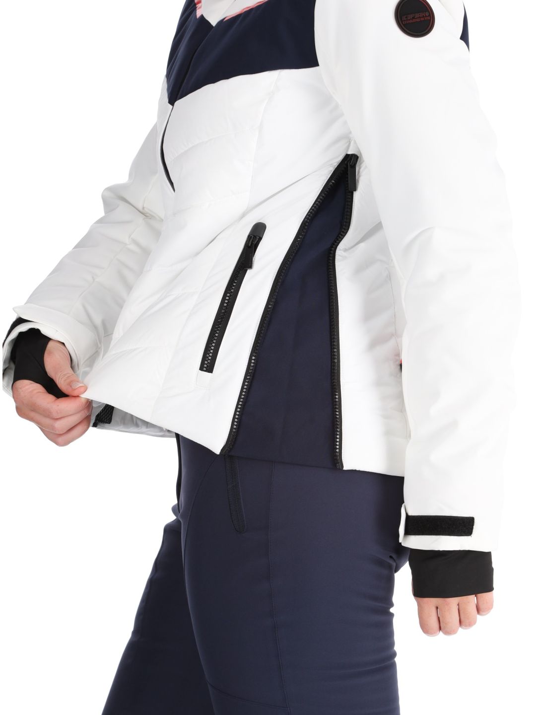 Icepeak, Elsah chaqueta de esquí mujeres Optic White blanco 