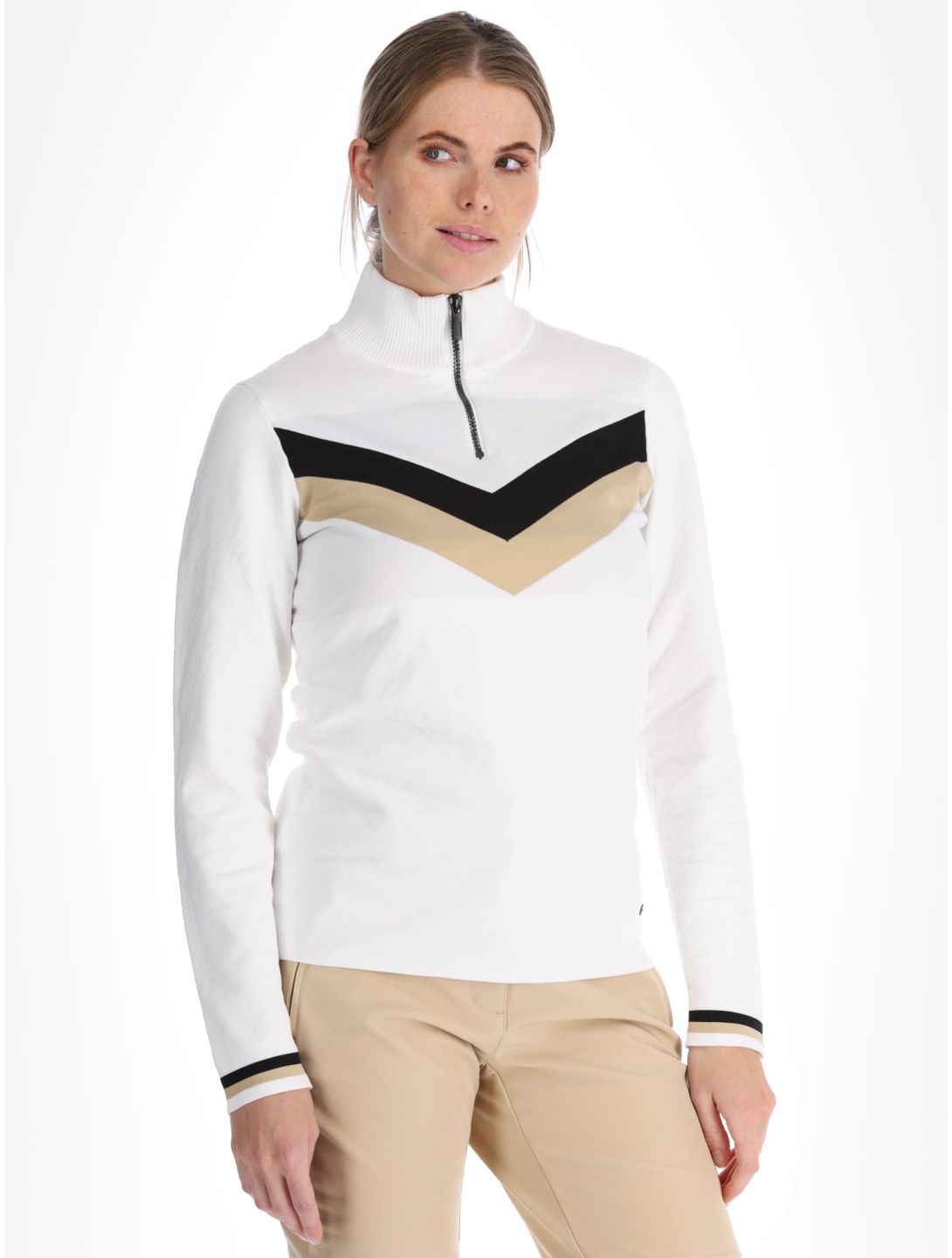 Icepeak, Elwell jersey mujeres Optic White blanco 