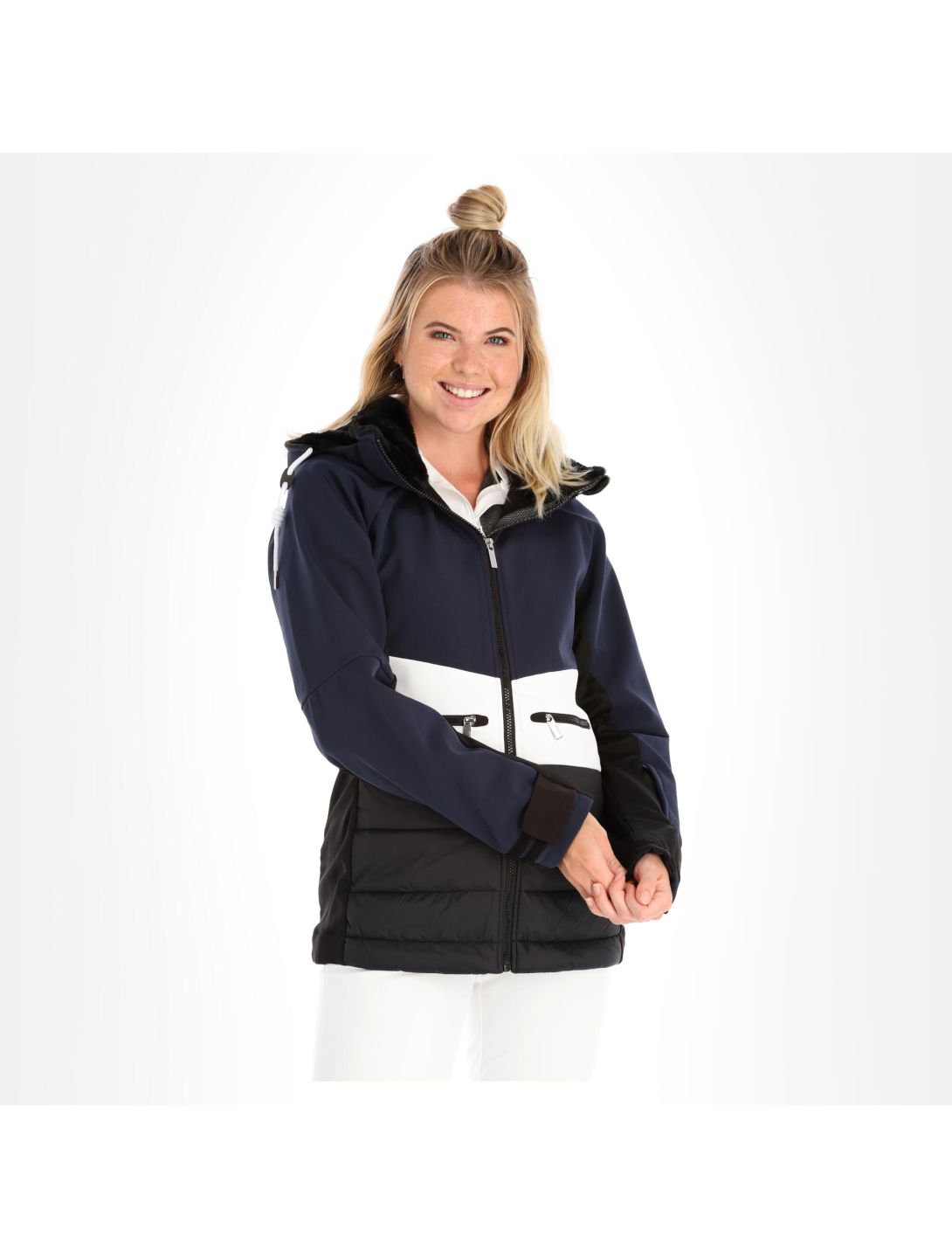 Icepeak, Ely chaqueta de esquí softshell mujeres dark azul