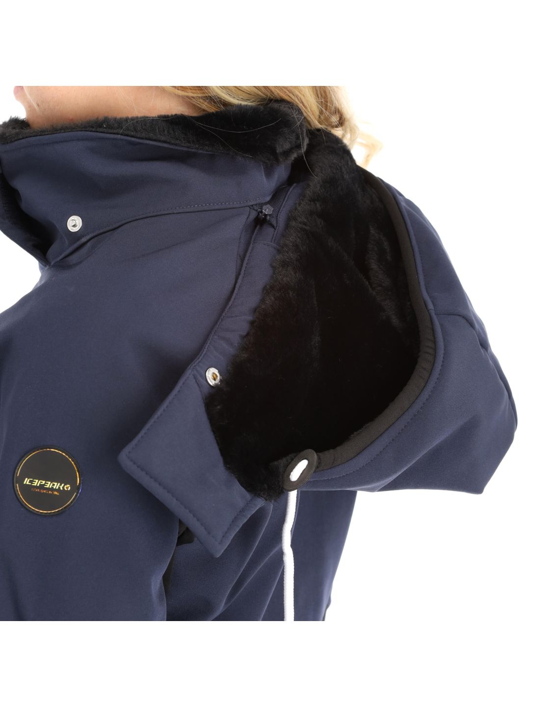 Icepeak, Ely chaqueta de esquí softshell mujeres dark azul