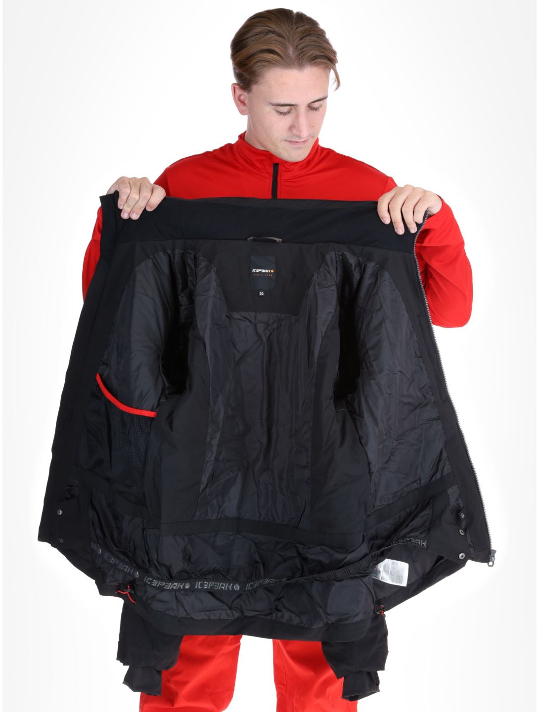 Icepeak, Emmet chaqueta de esquí hombres Black negro 