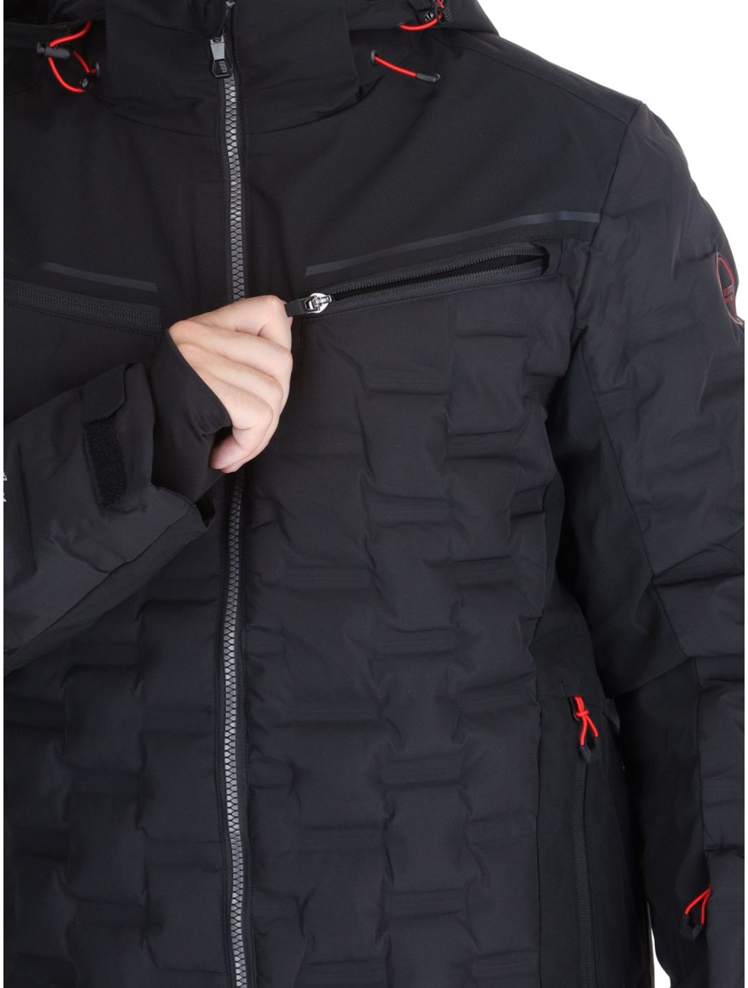 Icepeak, Emmet chaqueta de esquí hombres Black negro 