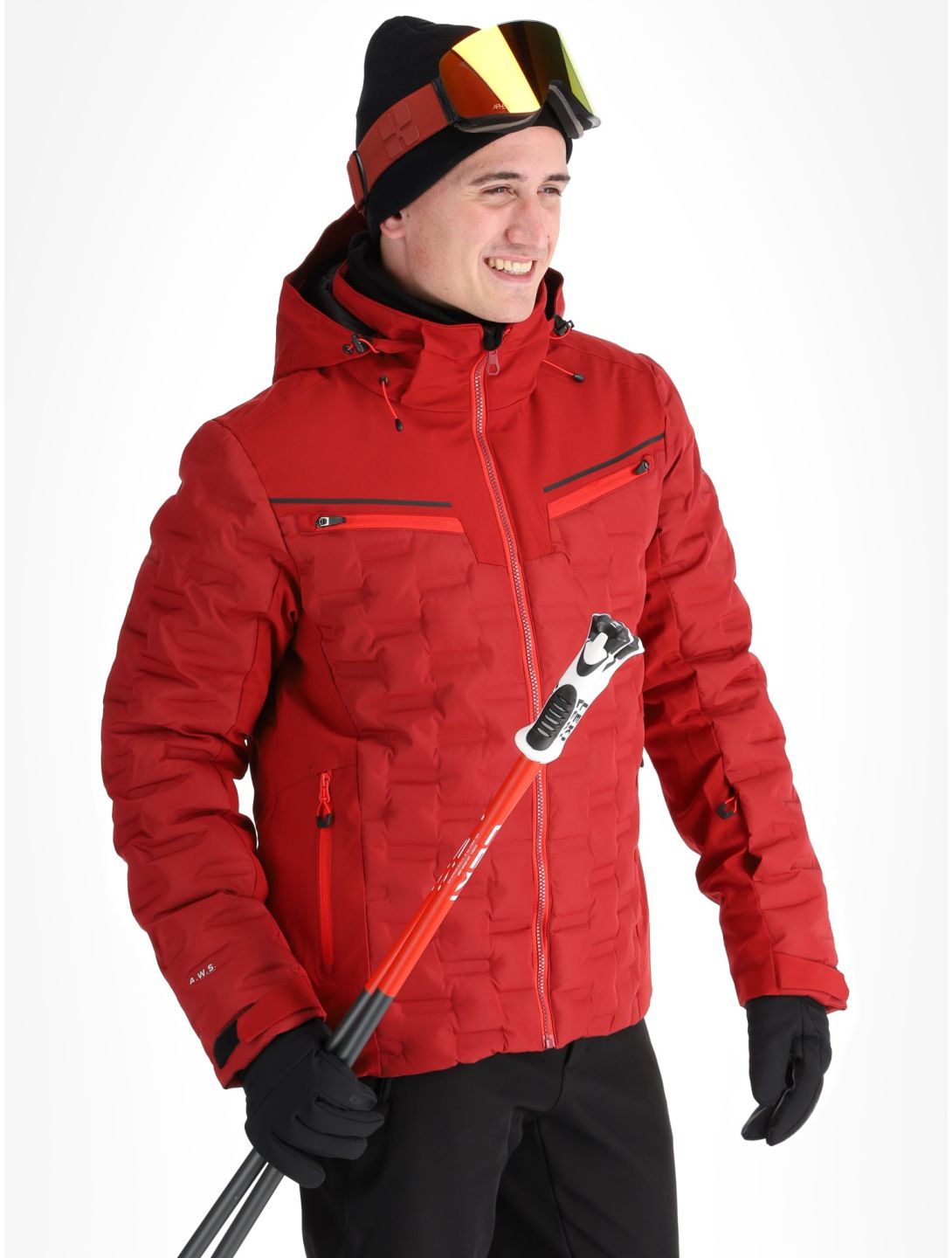 Icepeak, Emmet chaqueta de esquí hombres Cranberry rojo 